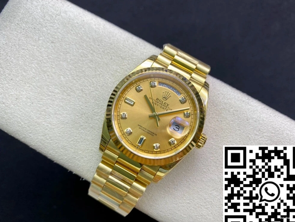 Rolex Gold Factory EW Champagne Yellow M128238-0008 Dial Day-Date 1116